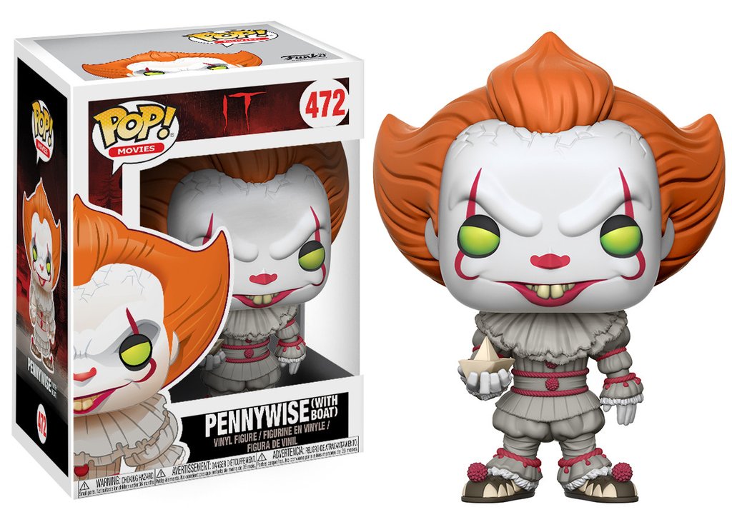 Funko Pop! Movies: IT - Pennywise with Boat ENG Merchandising - flash vidéo