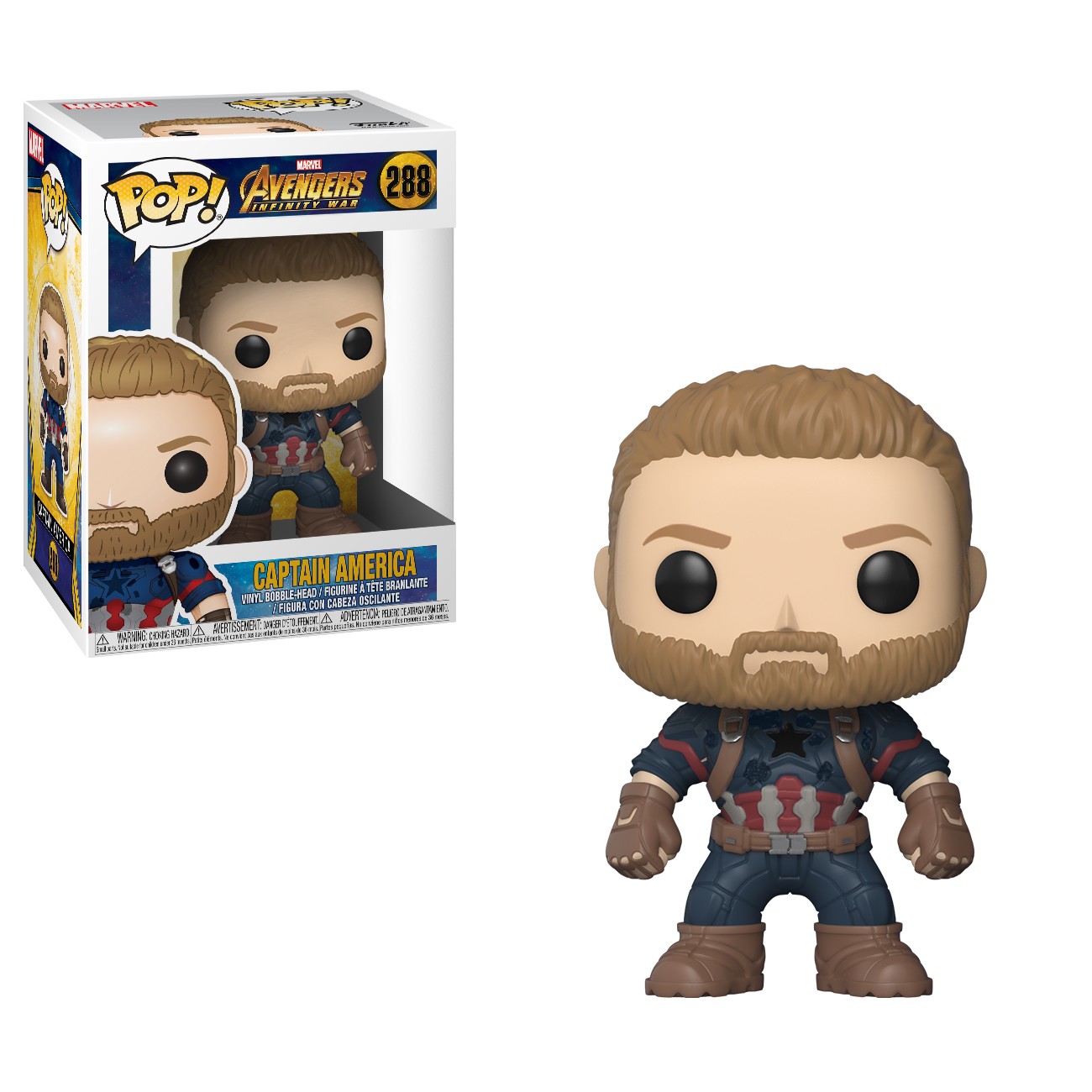 Funko Pop! Marvel Avengers Infinity War Captain America - flash vidéo