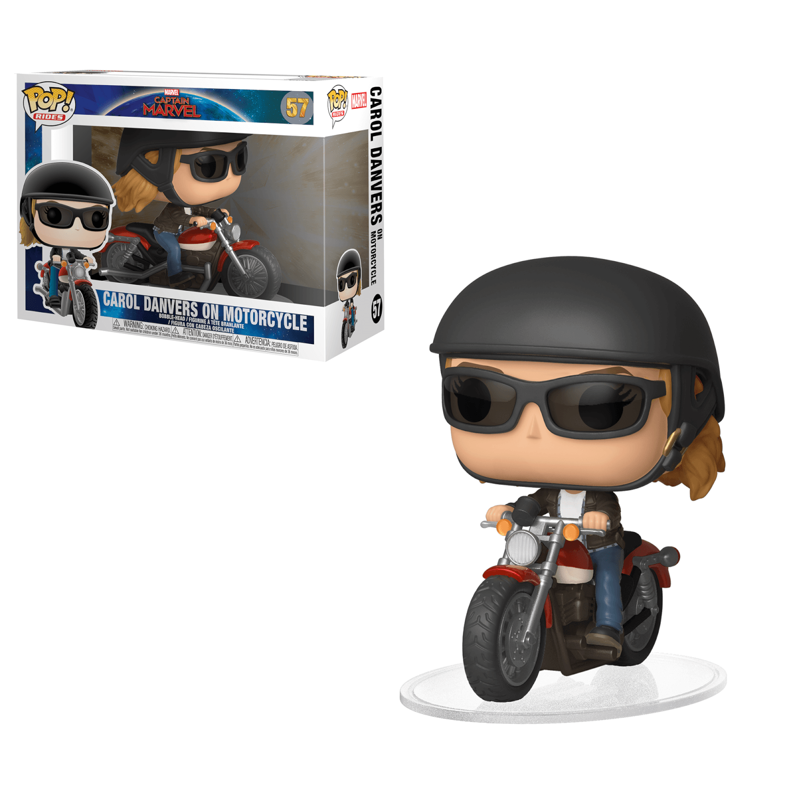 Funko Pop! Rides Captain Marvel Carol Danvers on Motorcycle - flash vidéo