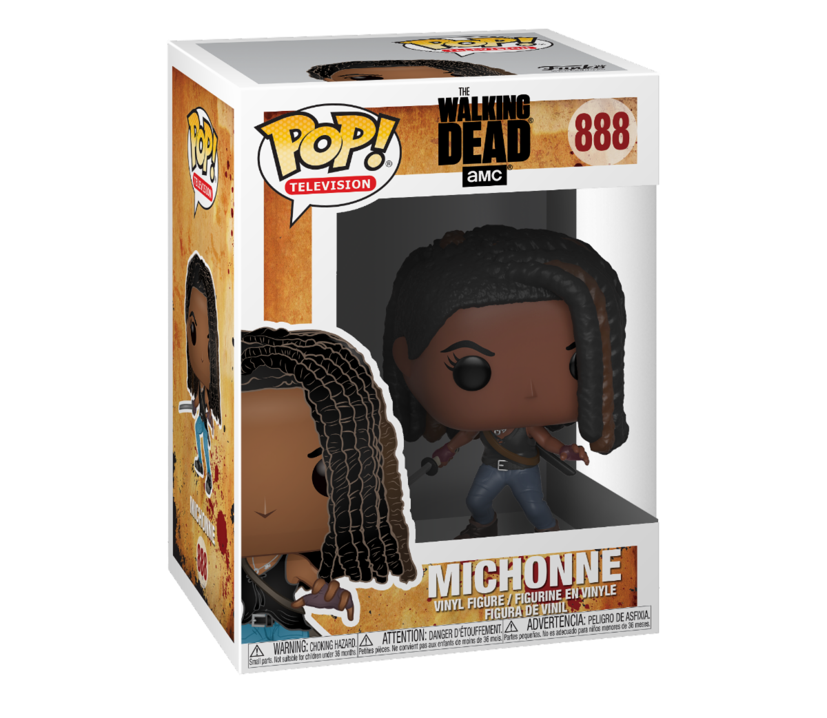 Funko Pop! TV Walking Dead Michonne S10 - flash vidéo