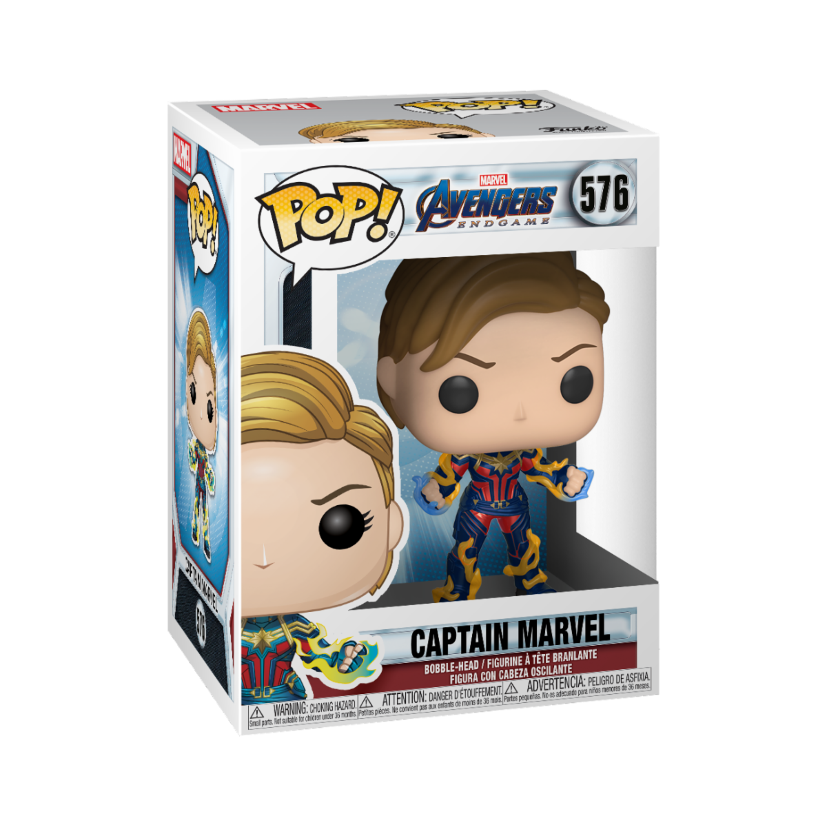 Funko Pop! Marvel Avengers: Endgame - Captain Marvel (with New Hair)
