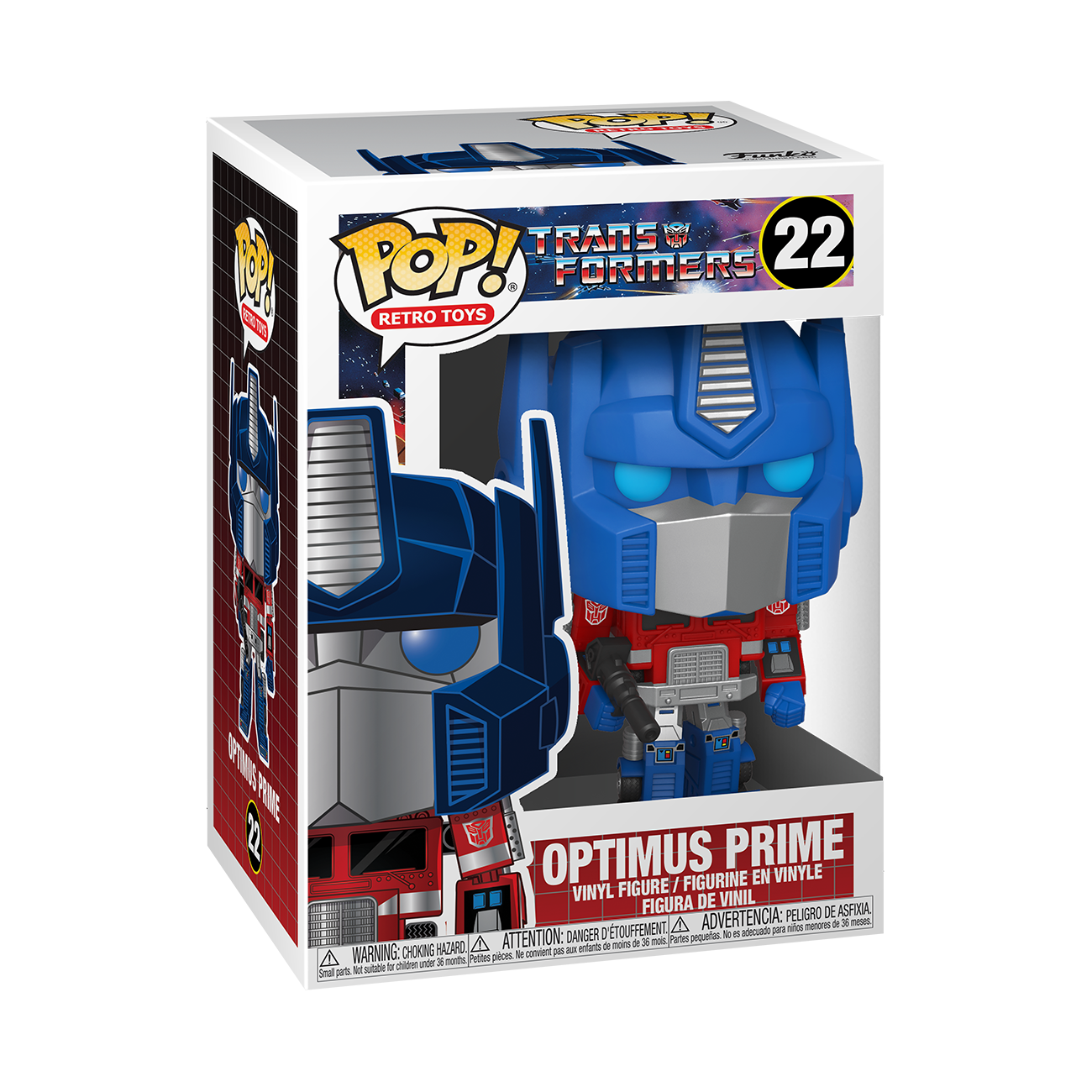 Funko Pop! Retro Toys S3: Transformers - Optimus Prime - flash vidéo