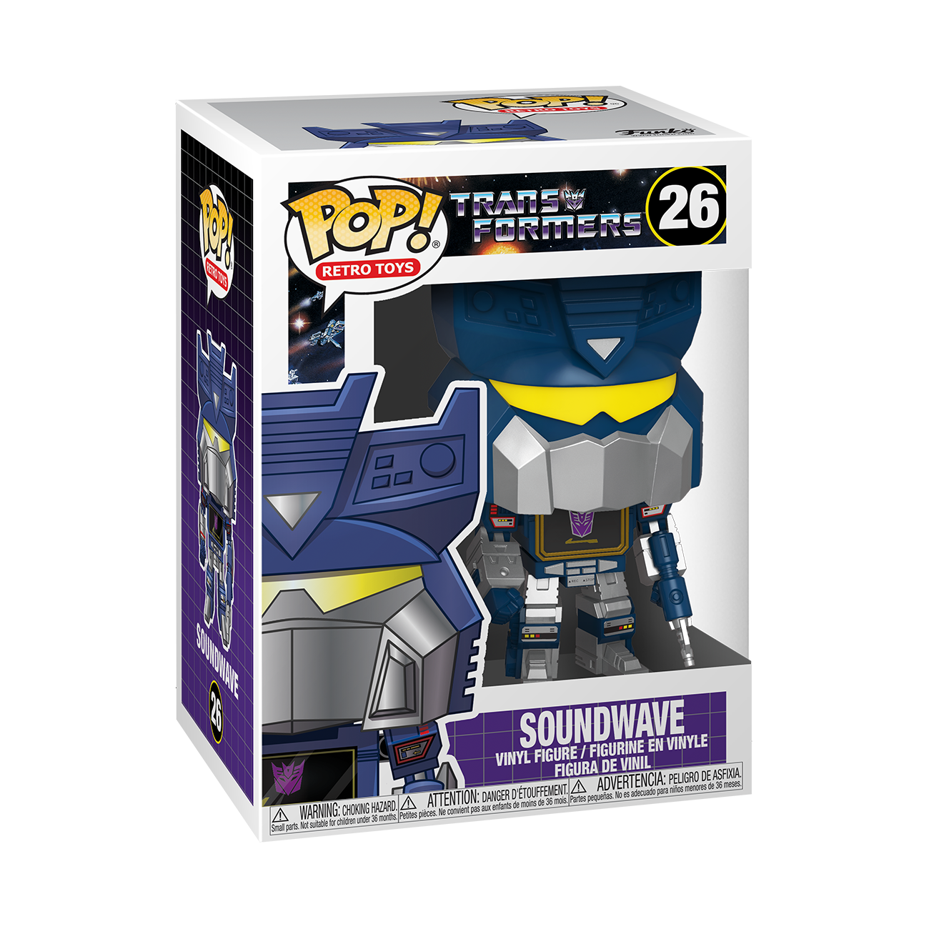 Funko Pop! Retro Toys S3: Transformers - Soundwave ENG Merchandising - flash vidéo