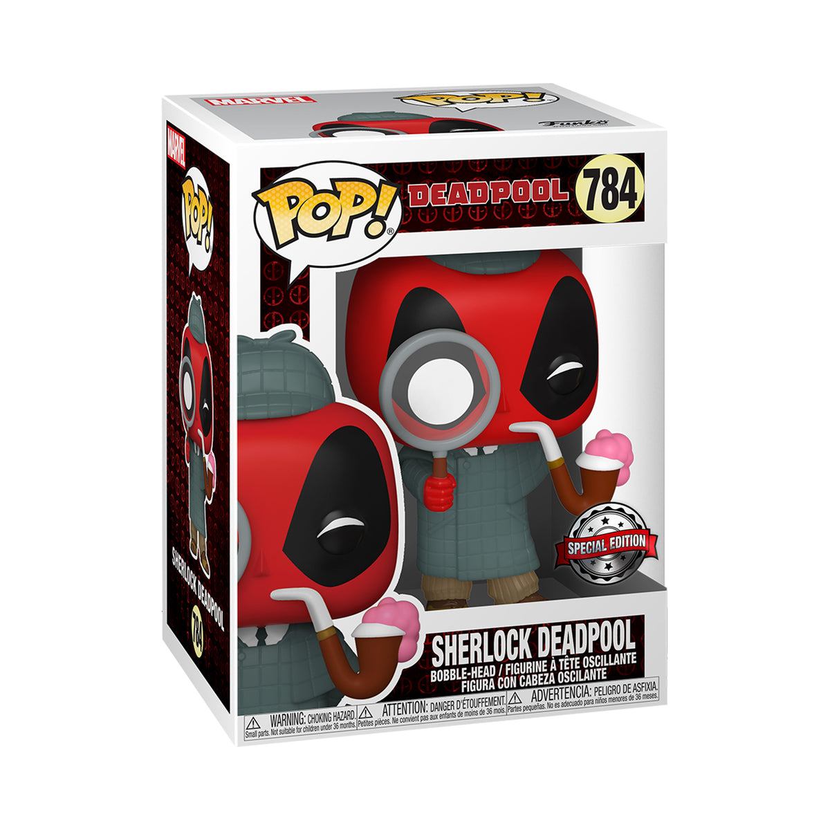 Funko Pop! Marvel: Deadpool 30th Sherlock Deadpool - Exclu Smartoys
