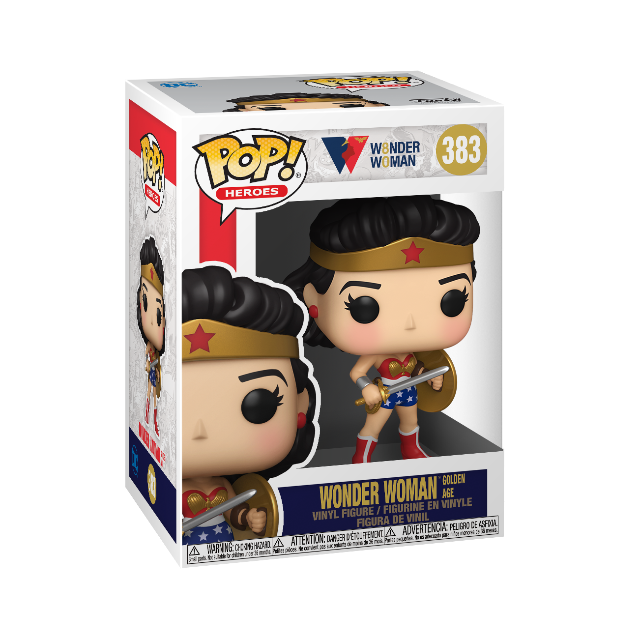 Funko Pop! Heroes: Wonder Woman 80th Anniversary - Wonder Woman Golden Age - flash vidéo