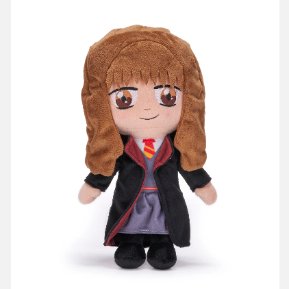 Harry Potter - Peluche douce Hermione Granger 30 cm - flash vidéo