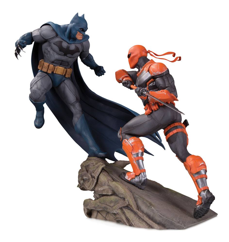 DC Comics - Batman vs. Deathstroke Statue 30cm - flash vidéo