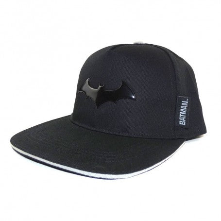 DC Comics - Casquette Snapback Noire Logo effet métal de Batman - flash vidéo