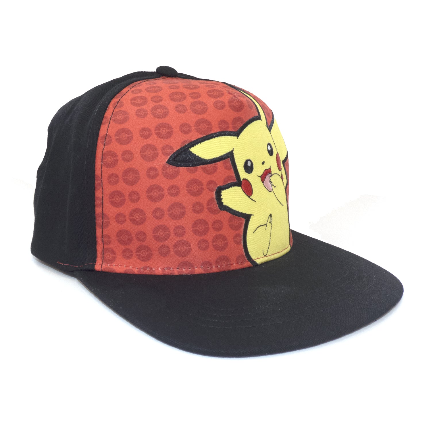 Pokémon - Casquette Rouge et Noire Pikachu - flash vidéo