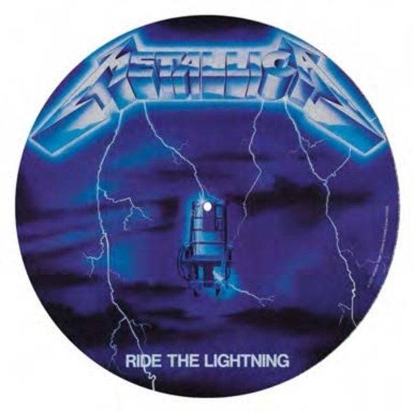 Metallica - Feutrine pour tourne-disque Album Ride the Lightning 30cm - flash vidéo