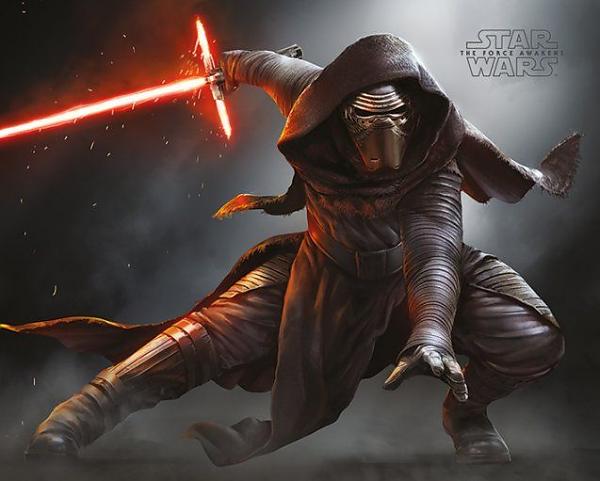 Star Wars - Mini Poster Star Wars Episode VII Kylo Ren Crouch - flash vidéo