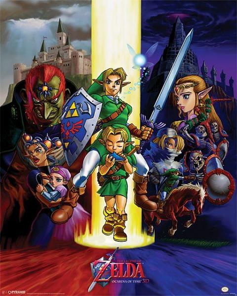 The Legend of Zelda - Mini Poster Ocarina Of Time - flash vidéo