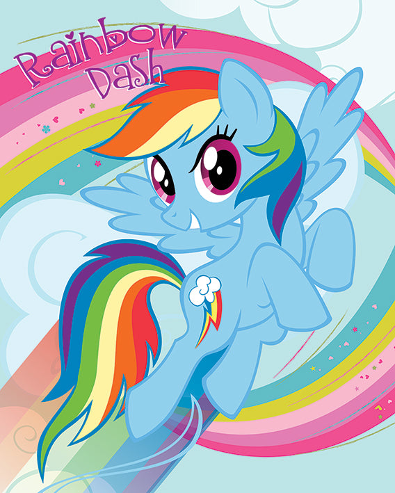 My Little Pony Rainbow Dash - Mini Poster - flash vidéo