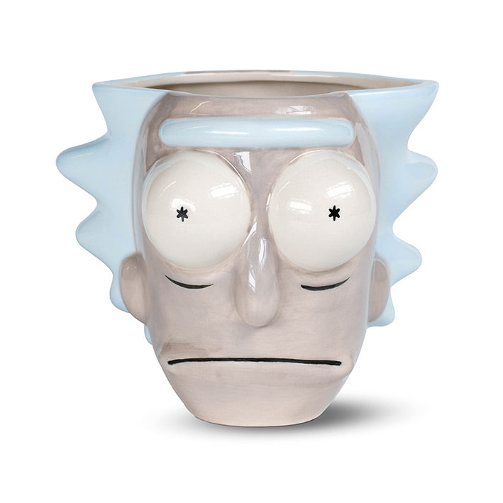Rick & Morty - Rick Head Sculpted Mug - flash vidéo