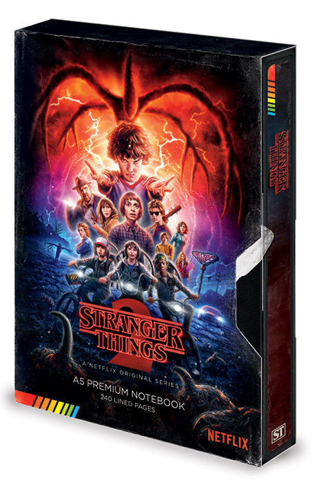 Stranger Things - VHS Season Two A5 Premium Notebook