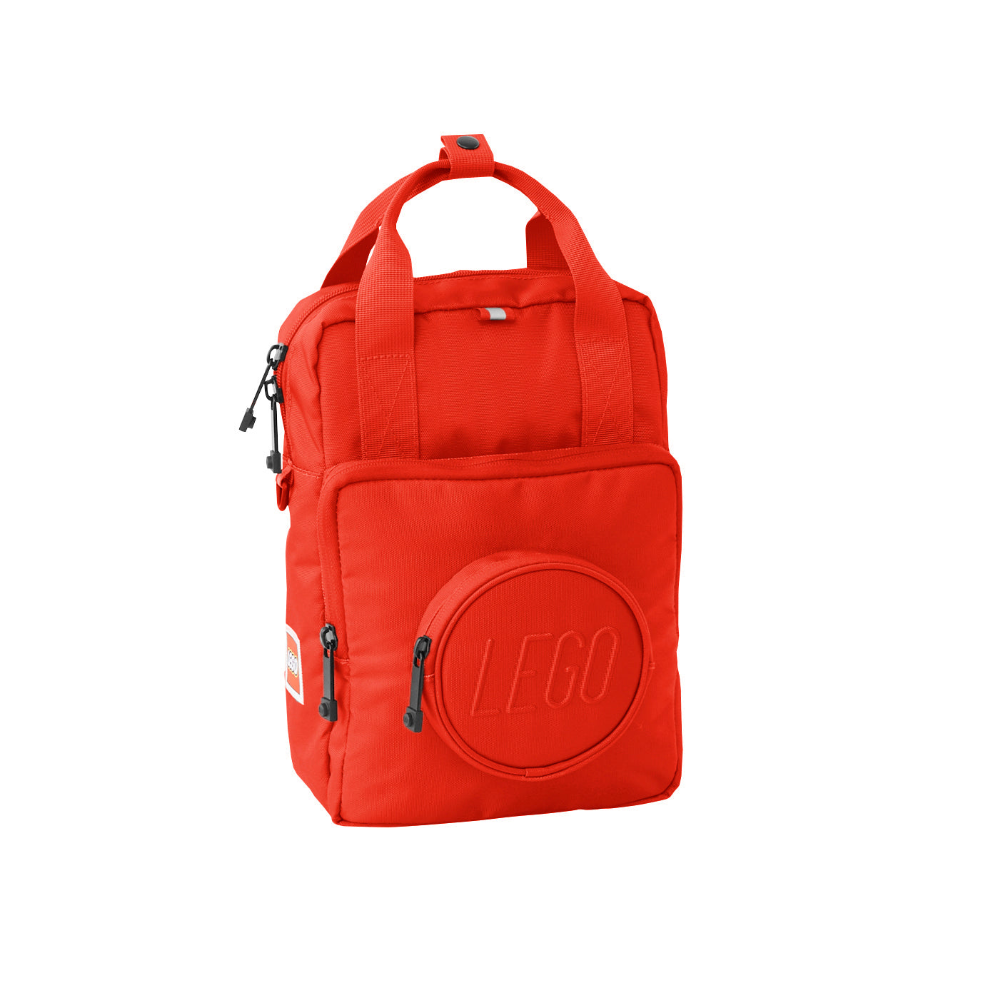 Sac à dos scolaire enfant Lego Signature Brique Lego 1x1 7L - Rouge vif - flash vidéo