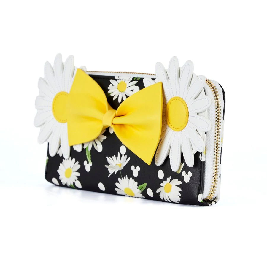 Loungefly: Disney - Minnie Mouse Daisies Zip Around Wallet - flash vidéo