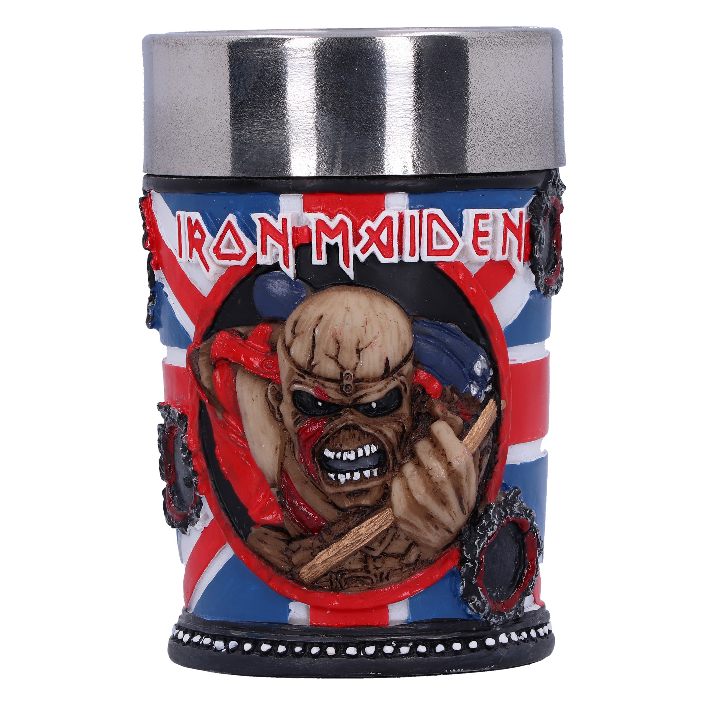 Iron Maiden Shot Glass 7cm - flash vidéo