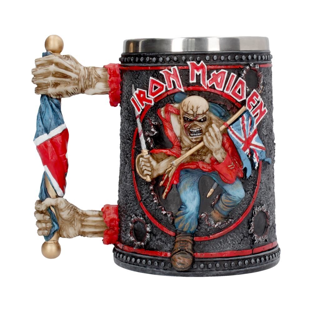 Iron Maiden Tankard 14cm - flash vidéo