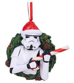Star Wars - Ornement à suspendre couronne de Stormtrooper - flash vidéo