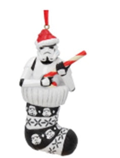 Star Wars - Ornement à suspendre Stormtrooper en bas 11,5 cm - flash vidéo