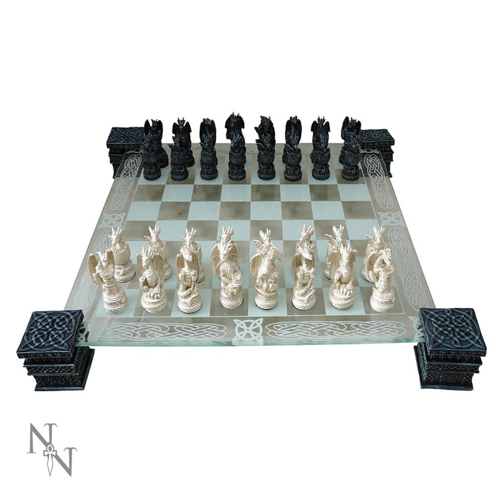 Dragon Chess Set 43cm - flash vidéo