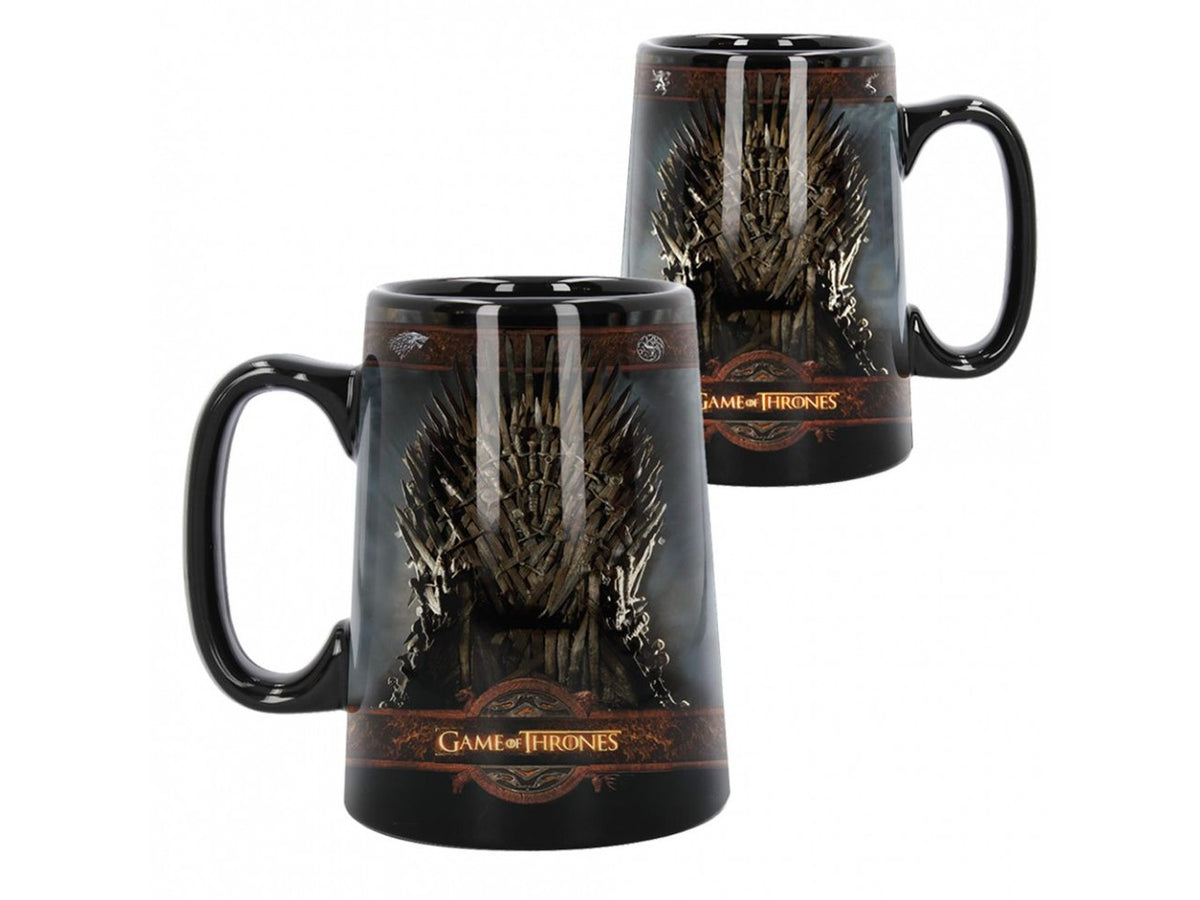Game of Thrones - Ceramic Iron Throne Tankard 13.5cm - flash vidéo