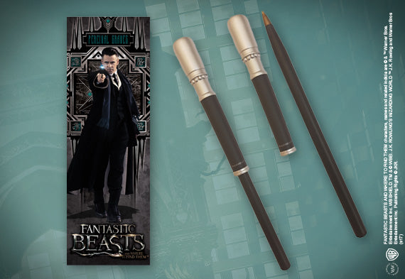 Fantastic Beasts - Percival Graves Wand Pen and Bookmark