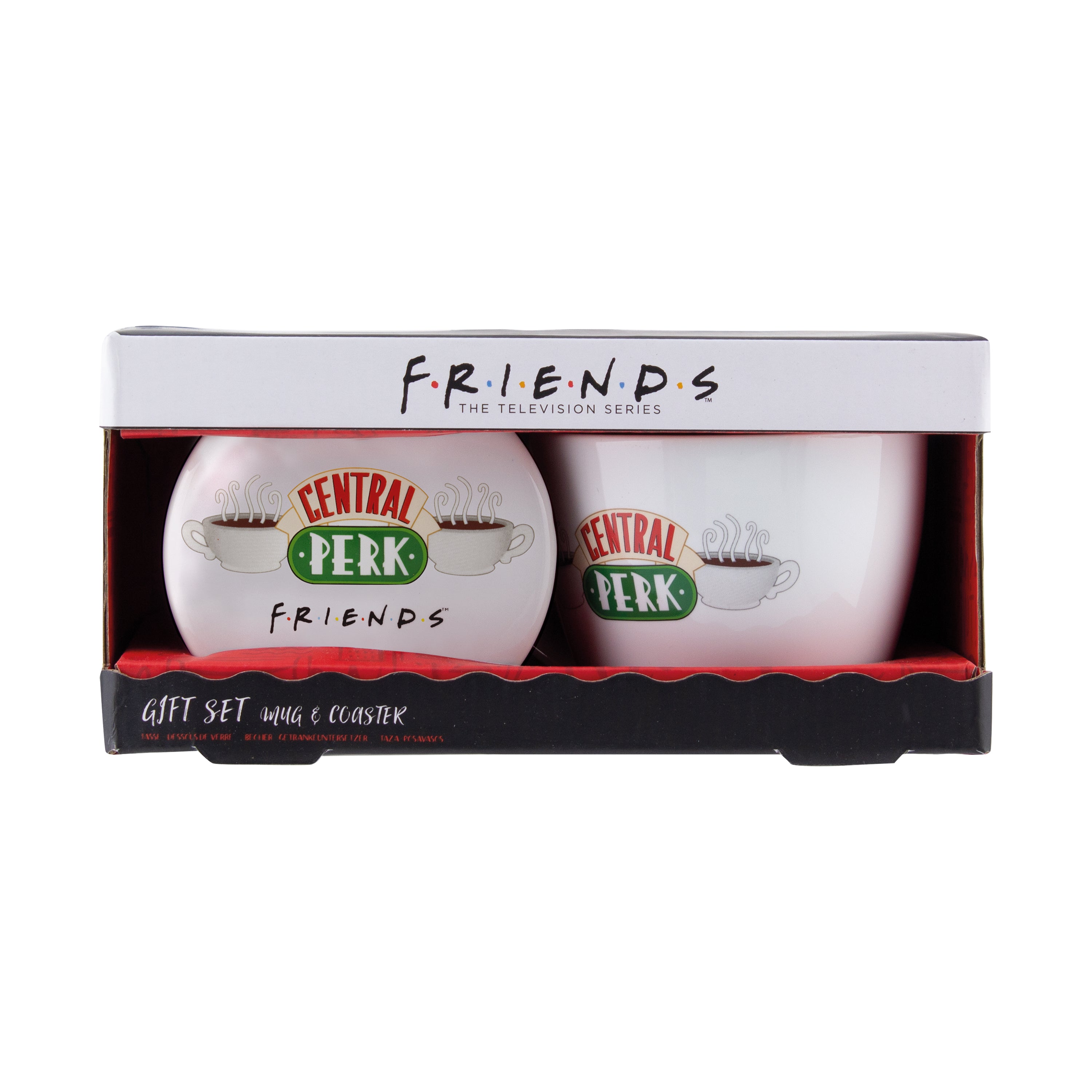 Friends - Coffret mug et sous-verre Central Perk - flash vidéo