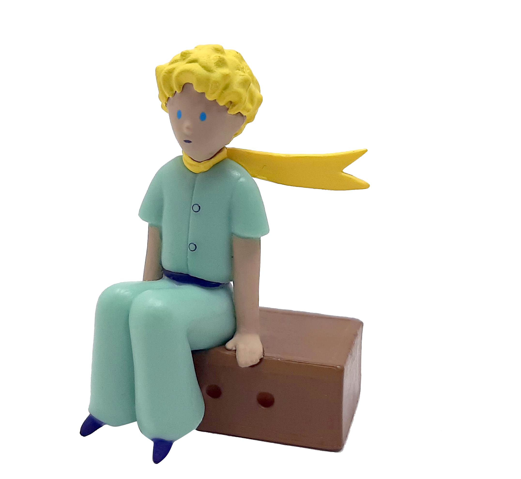 Plastoy - Figurine Le Petit Prince Sur Sa Caisse - flash vidéo