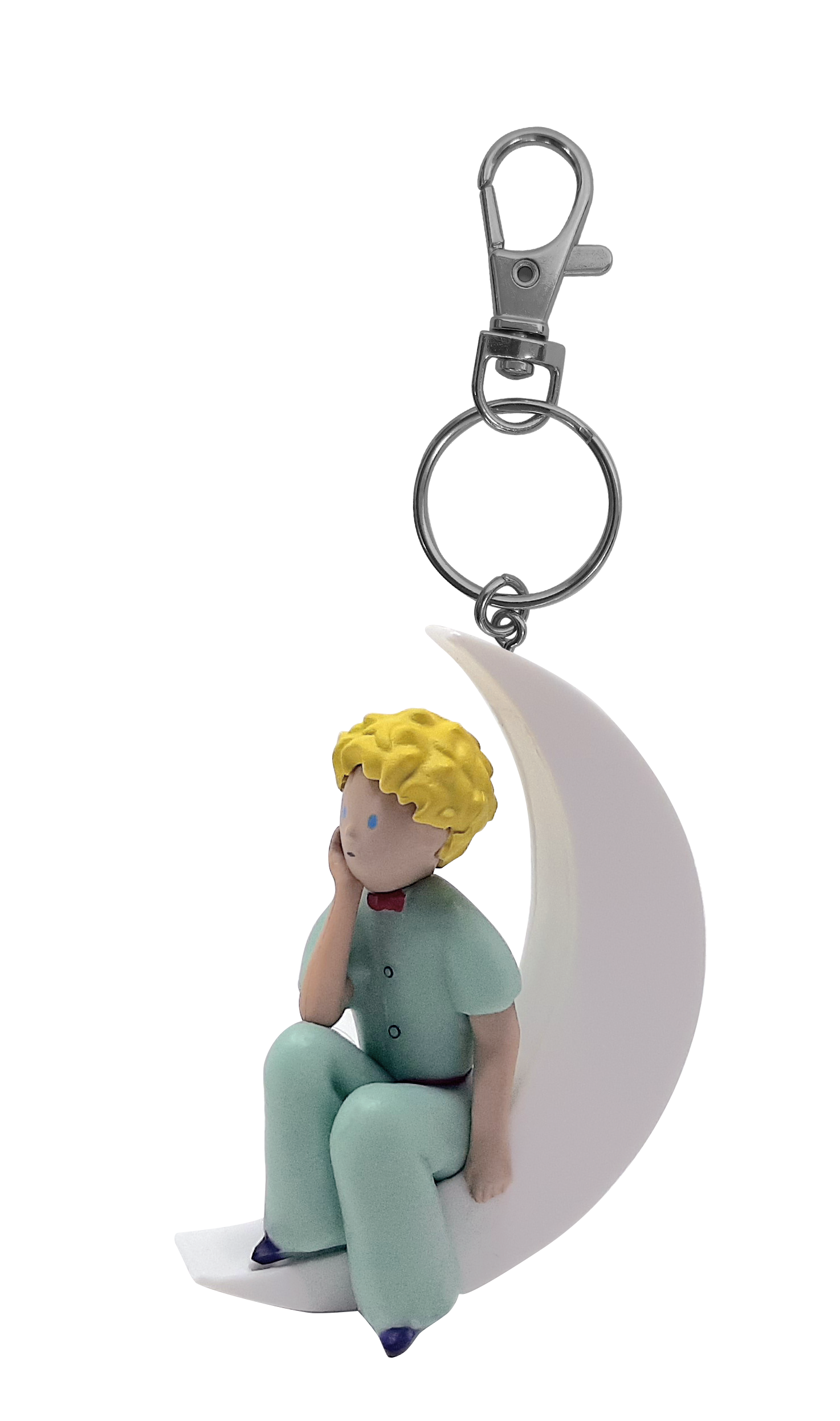 Plastoy - Porte-Clés Le Petit Prince Assis Sur La Lune - flash vidéo