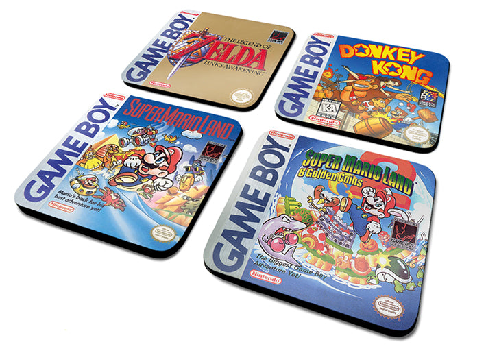Nintendo - Set de 4 Sous-Verres Gameboy - flash vidéo