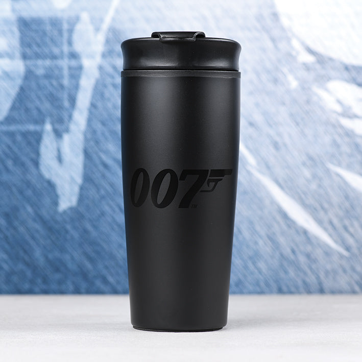 James Bond - 007 Mug transportable en métal 450ml - flash vidéo