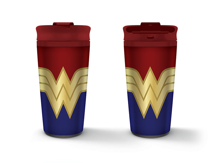 Wonder Woman - Fort Mug transportable en métal 450ml - flash vidéo