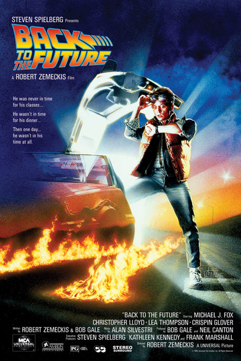 Retour vers le Futur - Couverture Maxi Poster - flash vidéo