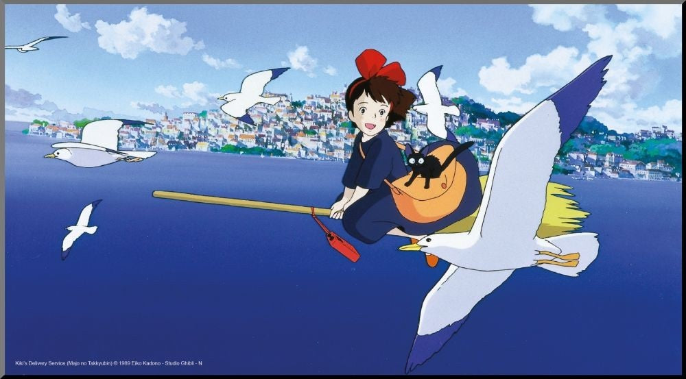 Ghibli - Tableau Ghibli 01 - Kiki La Petite Sorcière - flash vidéo