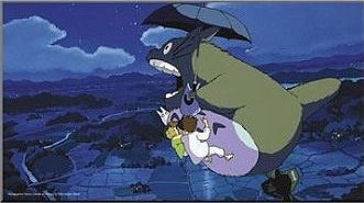 Ghibli - Tableau Ghibli 04 - Totoro Parapluie - flash vidéo