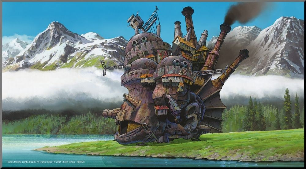 Ghibli - Tableau Ghibli 05 - Le Château Ambulant - flash vidéo