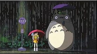 Ghibli - Tableau Ghibli 07 - Totoro Arrêt De Bus - flash vidéo