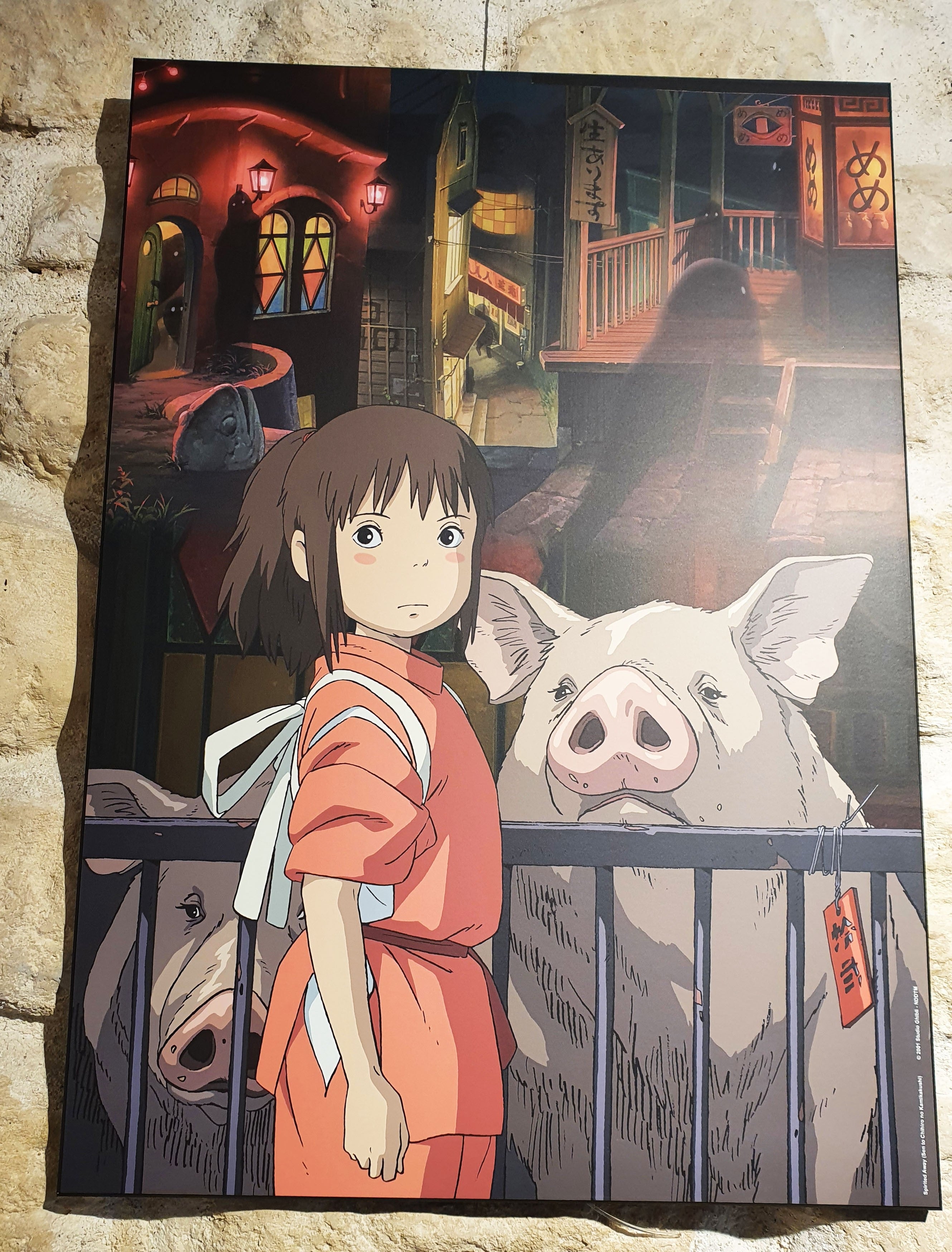 Ghibli - Tableau 51X72 Ghibli - Le Voyage De Chihiro - flash vidéo