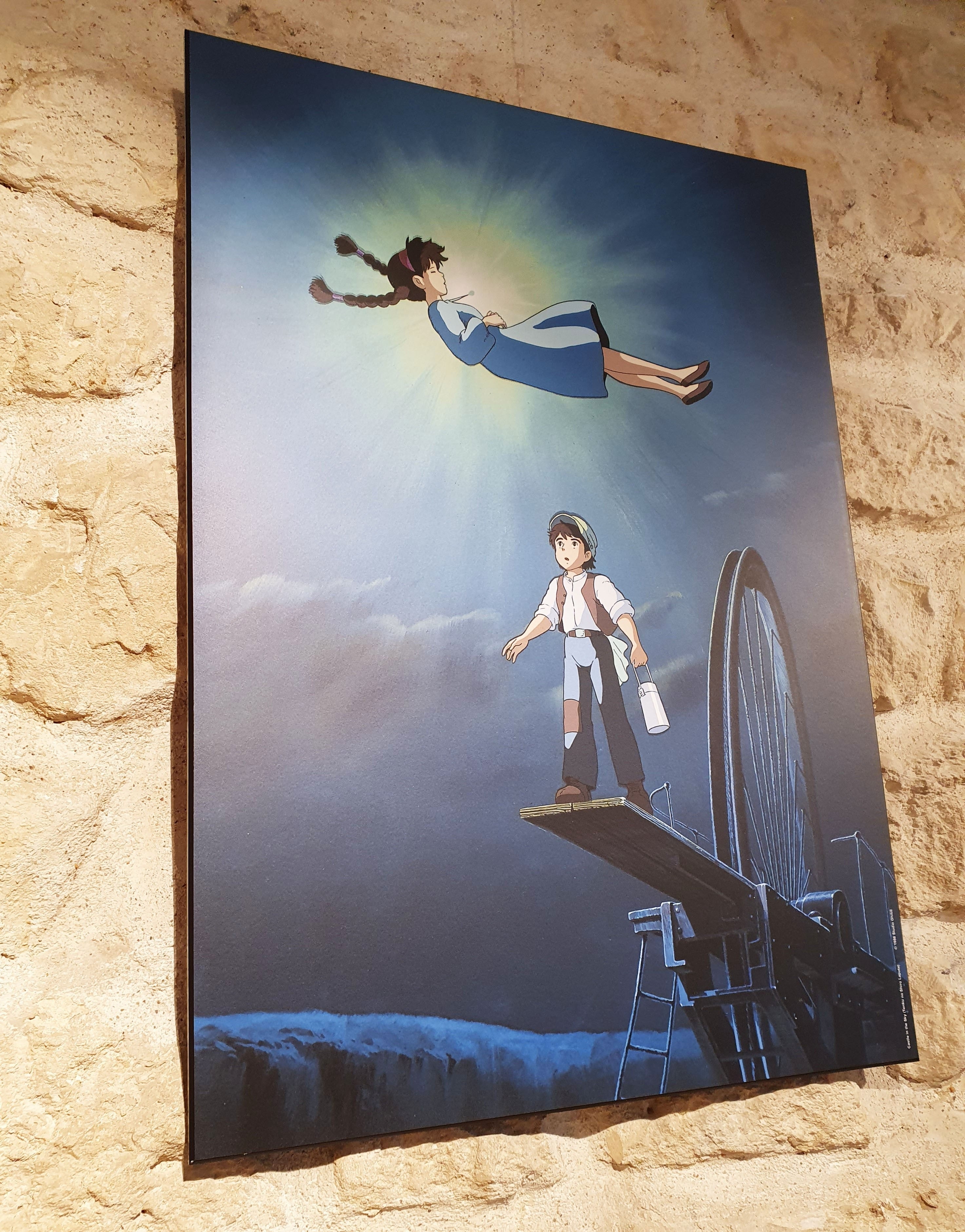 Ghibli - Tableau 51X72 Ghibli - Le Château Dans Le Ciel - flash vidéo