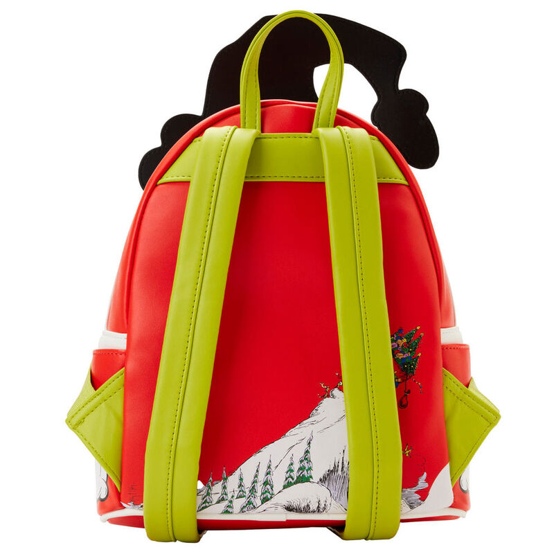 Loungefly: Dr Seuss The Grinch - Lenticular Heart Mini Backpack - flash vidéo