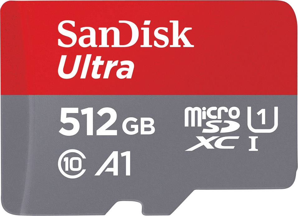 SanDisk Ultra MicroSDXC UHS-I Memory Card with Adapter 512GB - flash vidéo