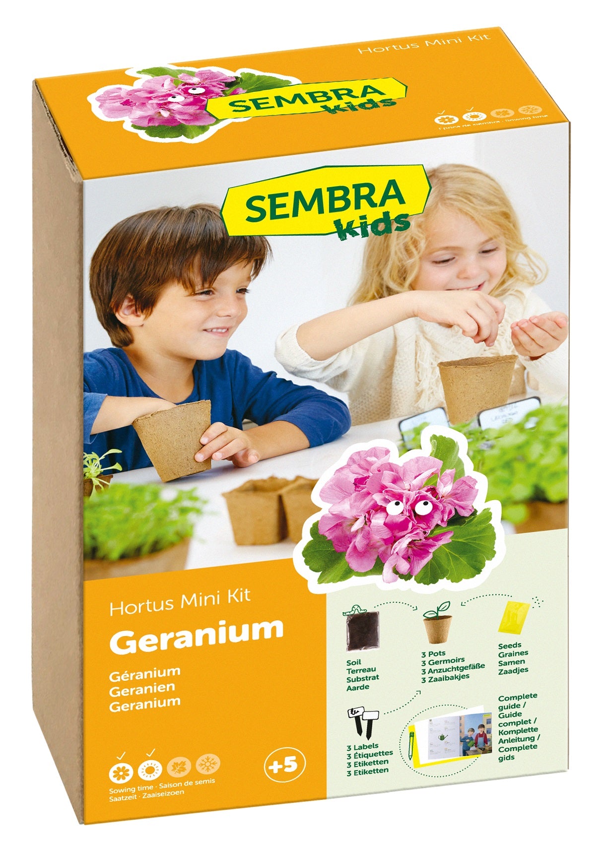 Sembra Kids - Mini Kit Géraniums - flash vidéo