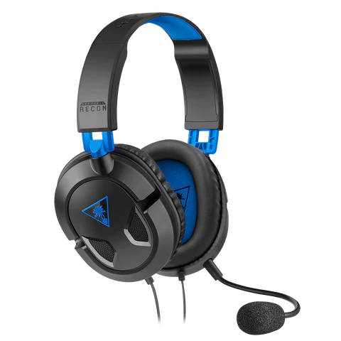 Turtle Beach - Casque de jeu filaire Recon 50P pour PS5, PS4, Xbox Series X|S, Xbox One, Switch, PC, Mac et Mobile - E-Squad Only - flash vidéo