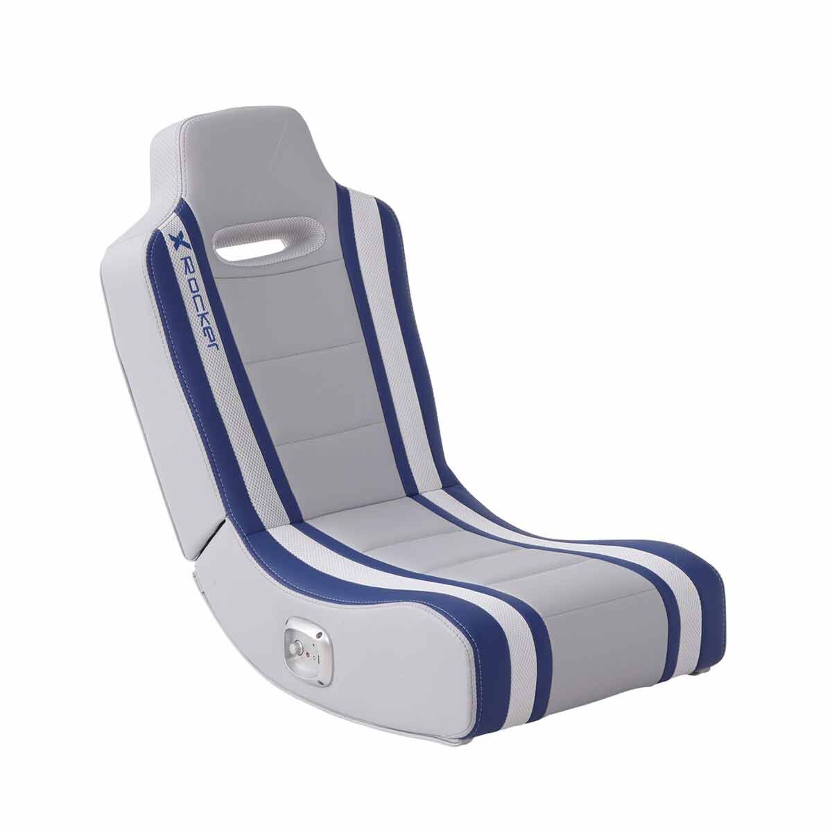 X Rocker - Shadow 2.0 Stereo Audio Gaming Floor Rocker Blue - flash vidéo