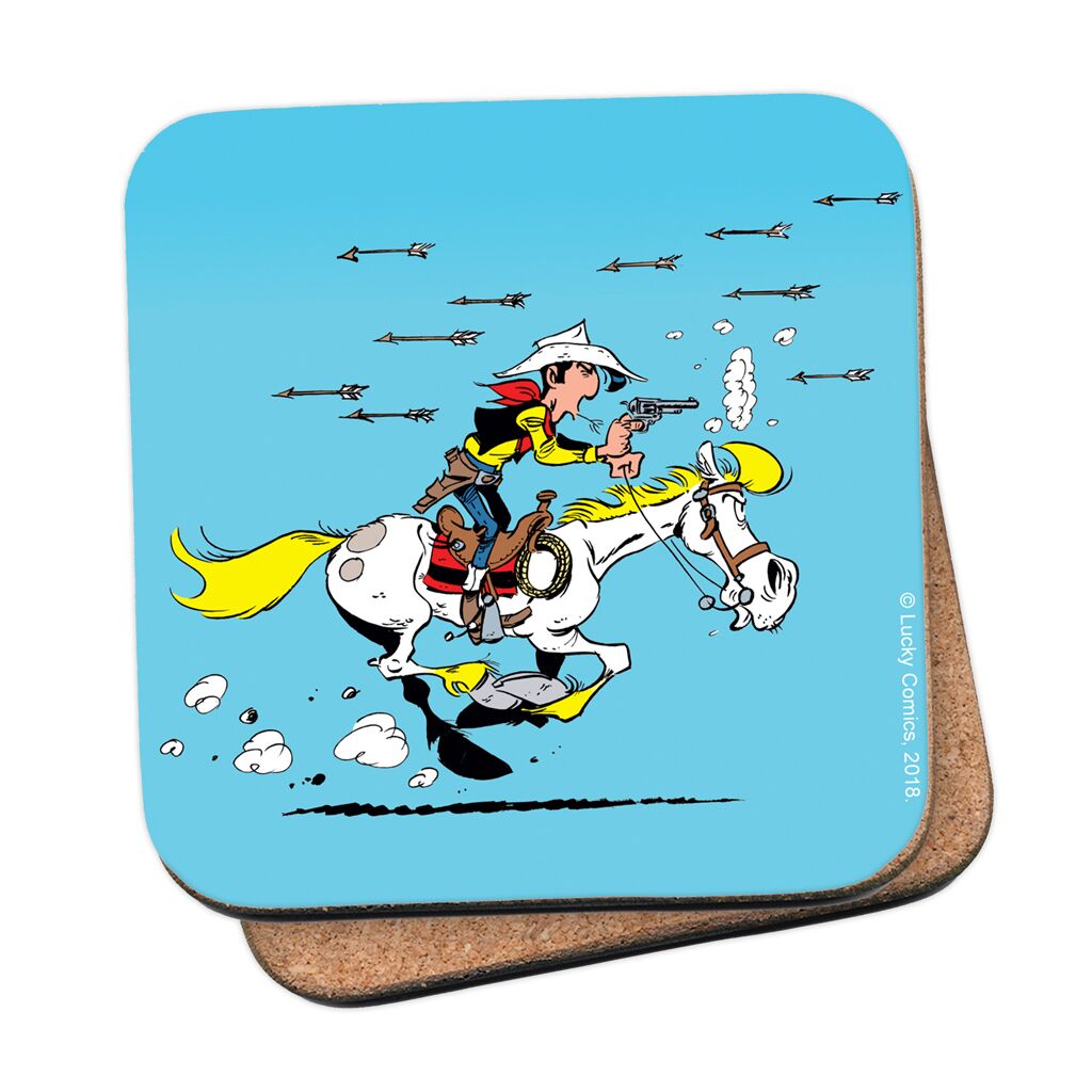 Lucky Luke - Coaster - Attaque indienne - flash vidéo