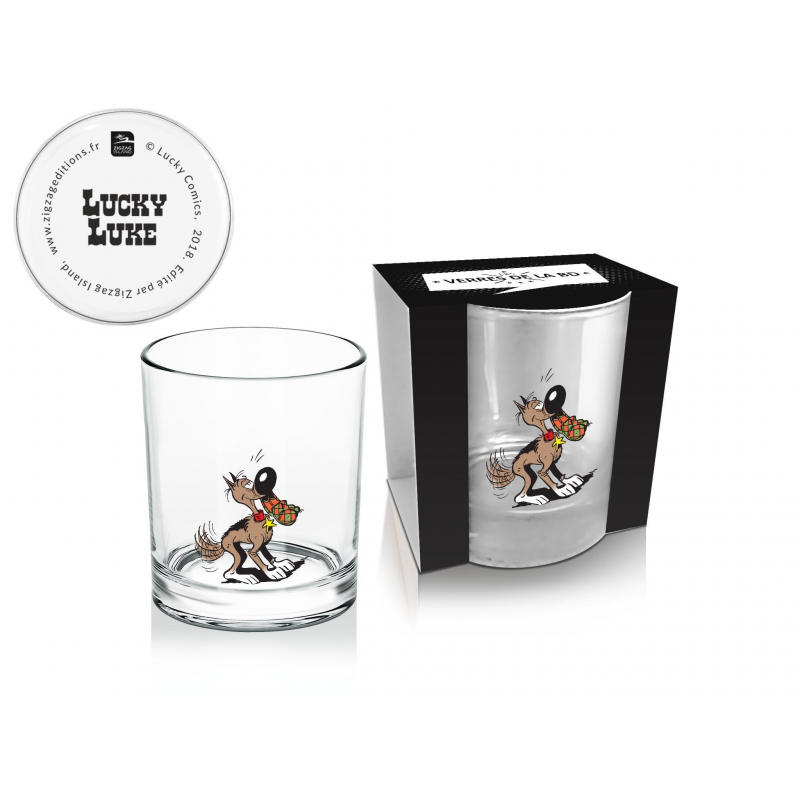 Lucky Luke - Verre à whisky 270ml - Rantanplan