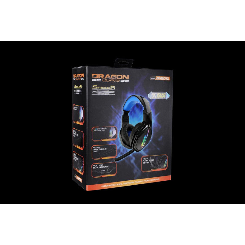 Dragonwar 7.1 Breathing light USB Casque de jeu - flash vidéo