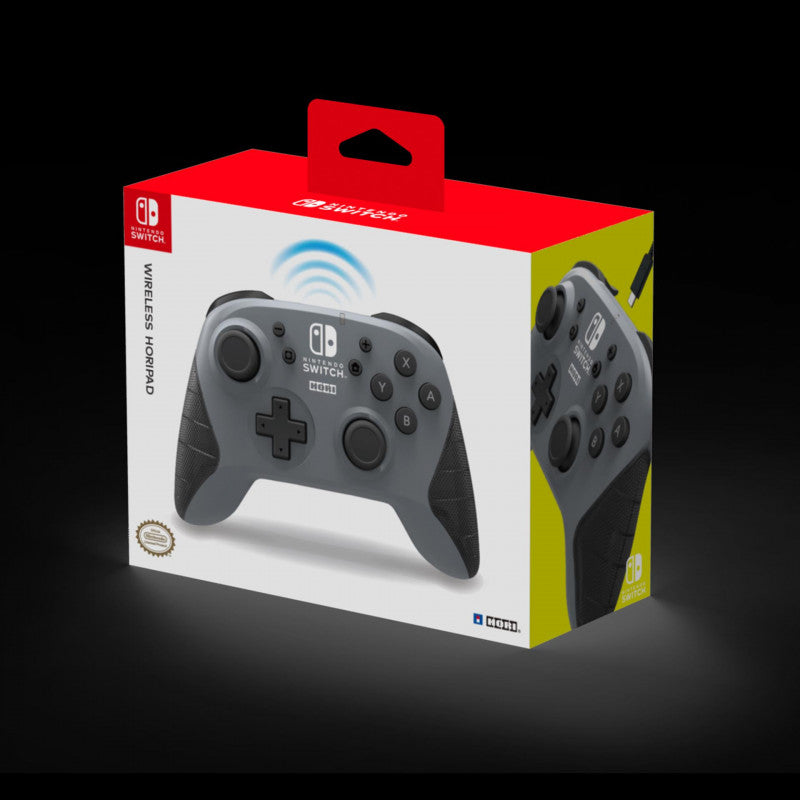 HORI - Nintendo Switch Horipad Wireless Controller Grey - flash vidéo